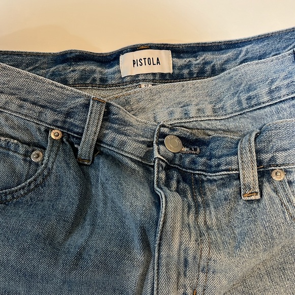 Pistola Bobbie Crossover denim shorts - worn once - Picture 3 of 5